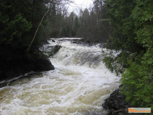 High Falls area on the Bonnechere River.