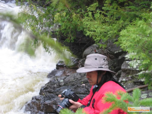 David at High Falls, Bonnechere River.