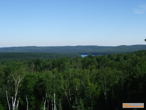 View from the Brent Crator lookout.