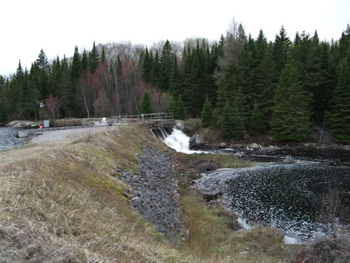Dam on Craig Lake.