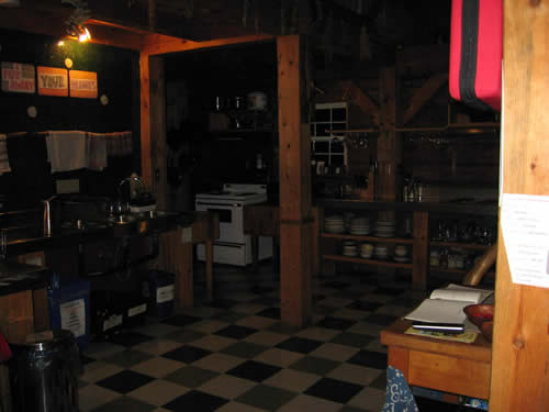 The Wolf Den kitchen.