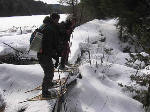 Boardwalks are a little harder in winter.