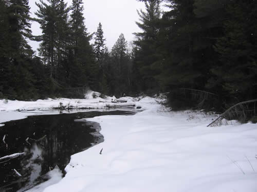 Kenneth Lake, top of waterfall to Head Lake.