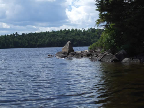 Pyramid rock.