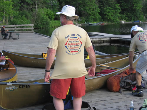 Mark modeling the Six on Six shirt.