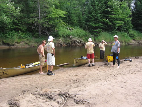 Another sandbank rest stop, time to swim.