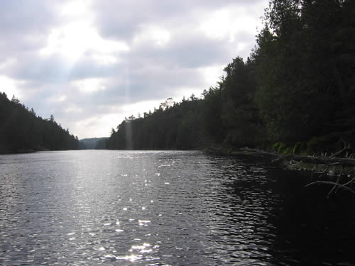 Petawawa River. What a differance a portage makes.