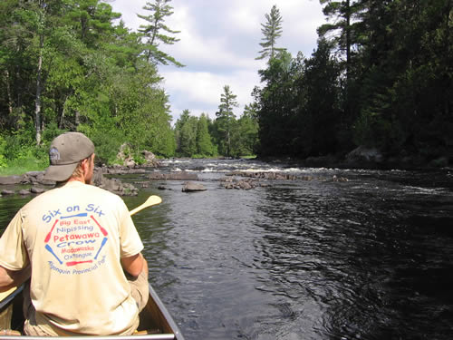 Small rapids on Petawawa River.