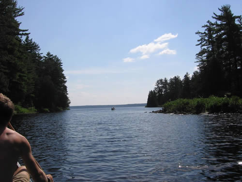 Reaching Radiant Lake.