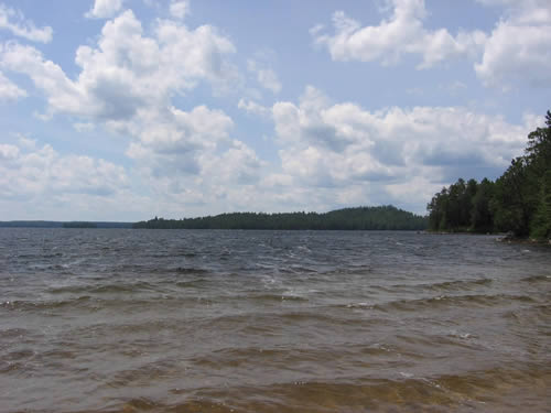 Lake Opeongo wind and waves.