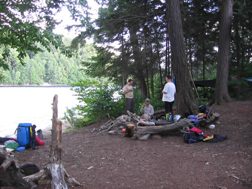 A familiar Algonquin Park camp site.
