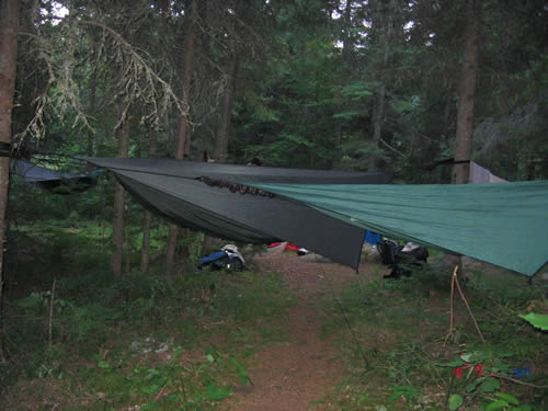 Hammock arrangement.