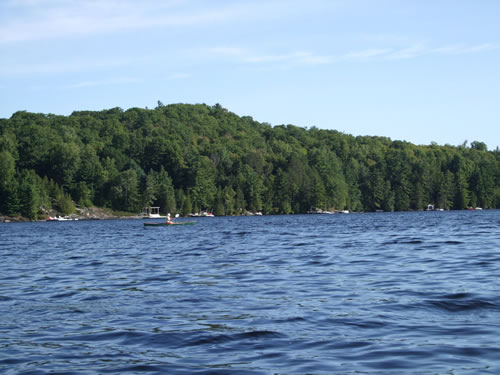 MarkS solo on Fairy Lake.