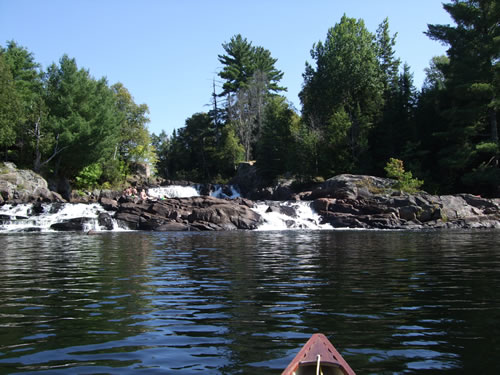 Approaching Marsh's Falls.