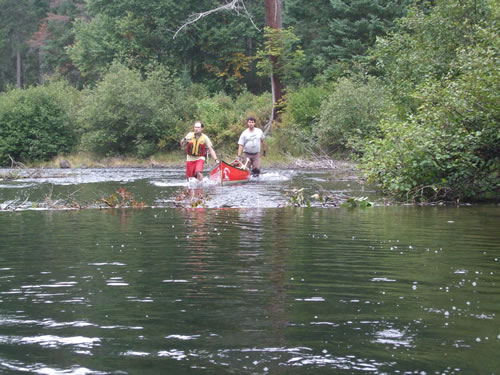 Jeffrey and Markus enjoy some more river walking.