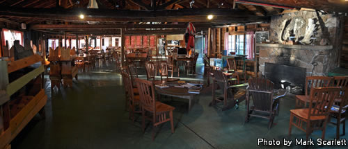 The historic dining hall.