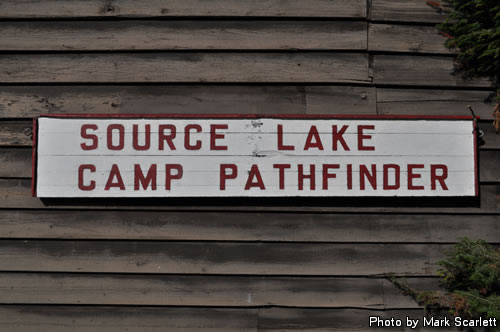 Camp Pathfinder sign.