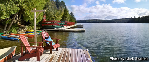 Camp Pathfinder docks.