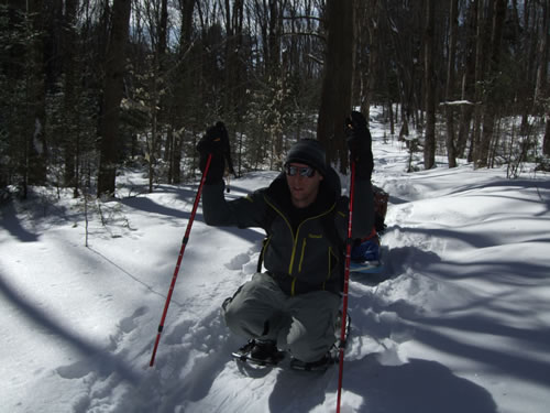 Brandon barely makes it to the end of the trail!