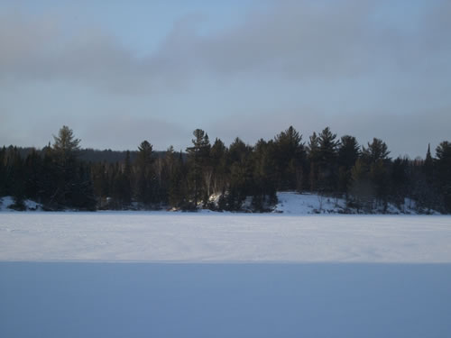 Evening on Pinetree Lake, Algonquin Park.