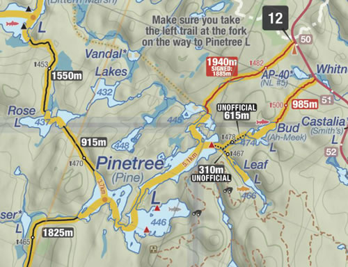 Map - Pinetree Lake.