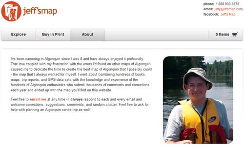 Go to www.algonquinmap.com