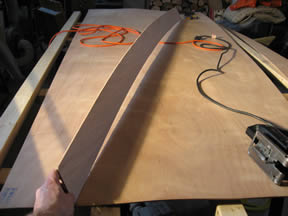 First plank cut for the Sassafras 14.