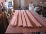 A complete set of half planks for the Sassafras 14.